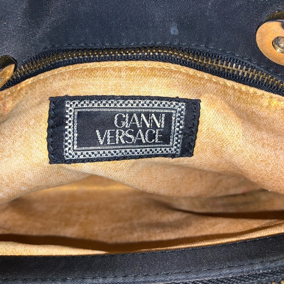 VINTAGE SUNBURST GIANNI VERSACE SHOULDER BAG - Picture 7 of 12